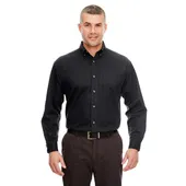 Ultraclub Adult Cypress Long-Sleeve Twill with Pocket 8960C