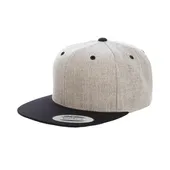 Yupoong Adult 6-Panel Structured Flat Visor Classic Two-Tone Snapback 6089MT