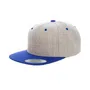 Yupoong Adult 6-Panel Structured Flat Visor Classic Two-Tone Snapback 6089MT