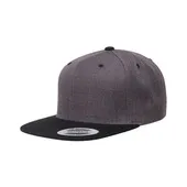 Yupoong Adult 6-Panel Structured Flat Visor Classic Two-Tone Snapback 6089MT