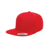 Yupoong Adult 5-Panel Cotton Twill Snapback Cap Y6007