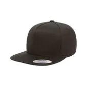 Yupoong Adult 5-Panel Cotton Twill Snapback Cap Y6007