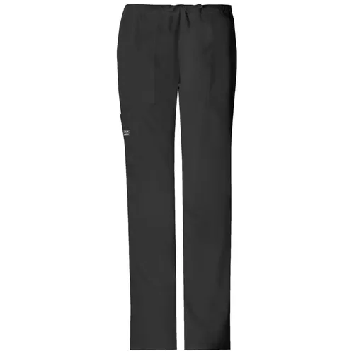 Cherokee Workwear Women Mid Rise Drawstring Cargo Pant 4044P - 28 1/2" Inseam. Embroidery is available on this item.