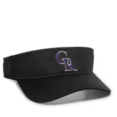 Outdoor Cap Inc. Team MLB Visor MLB-185 COLORADO ROCKIES