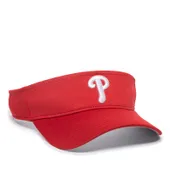 Outdoor Cap Inc. Team MLB Visor MLB-185 PHILADELPHIA PHILLIES