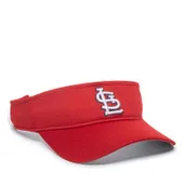 Outdoor Cap Inc. Team MLB Visor MLB-185 ST. LOUIS CARDINALS