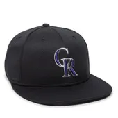 Outdoor Cap Inc. Team MLB Performance Flat Visor MLB-400 COLORADO ROCKIES