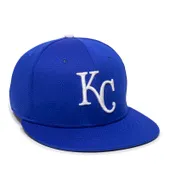 Outdoor Cap Inc. Team MLB Performance Flat Visor MLB-400 KANSAS CITY ROYALS