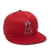 Outdoor Cap Inc. Team MLB Performance Flat Visor MLB-400 LOS ANGELES ANGELS