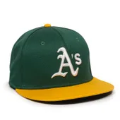 Outdoor Cap Inc. Team MLB Performance Flat Visor MLB-400 OAKLAND ATHLETICS