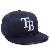 Outdoor Cap Inc. Team MLB Performance Flat Visor MLB-400 TAMPA BAY RAYS