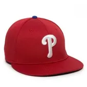 Outdoor Cap Inc. Team MLB Performance Flat Visor MLB-400 PHILADELPHIA PHILLIES