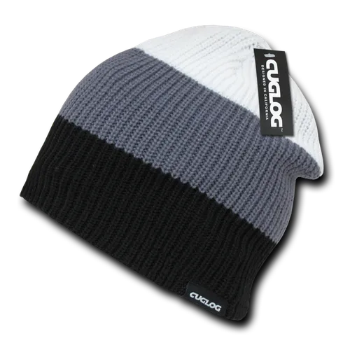 Cuglog Mauna Kea 3 Tone Knit Caps Beanie K004