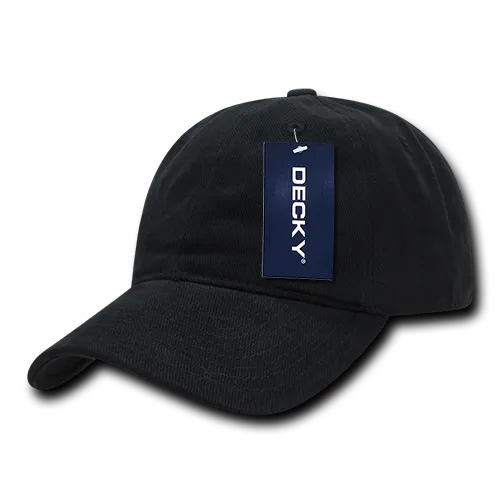 Decky Brushed Cotton Baseball Caps 112. Embroidery is available on this item.