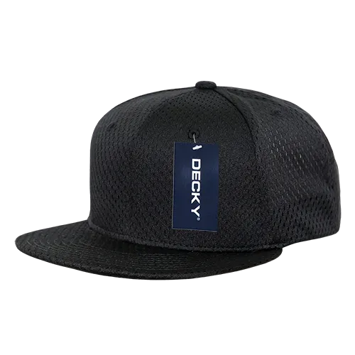 Decky Mesh Jersey Flat Bill Snapbacks Cap 1128. Embroidery is available on this item.