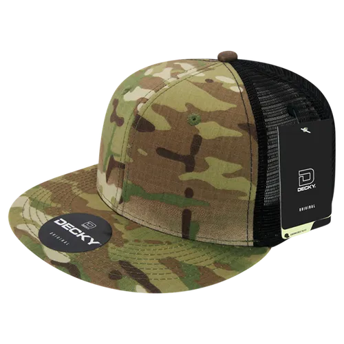 Decky Multicam H/C Trucker Cap 6307. Embroidery is available on this item.