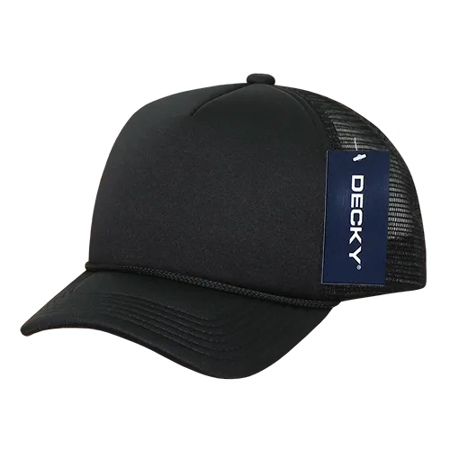 Decky Kids Foam Trucker Cap 7010. Embroidery is available on this item.