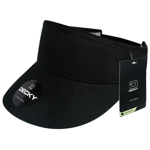 Decky High Profile Cotton Visors 3015. Embroidery is available on this item.