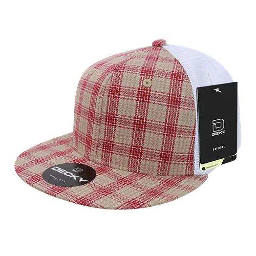 Decky H/C Plaid Hat 6015