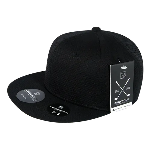 Decky Dimple Patterned Snapbacks Cap 6203. Embroidery is available on this item.