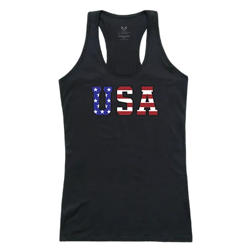 Rapid Dominance Graphic Tank Flag Text Shirt G02-784