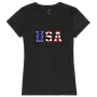 Rapid Dominance Graphic V-Neck Flag Text Shirt G03-784