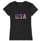 Rapid Dominance Graphic V-Neck Flag Text 2 Shirt G03-811