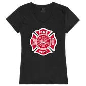 Rapid Dominance Graphic V-Neck Fire Dept. Shirt G03-FD