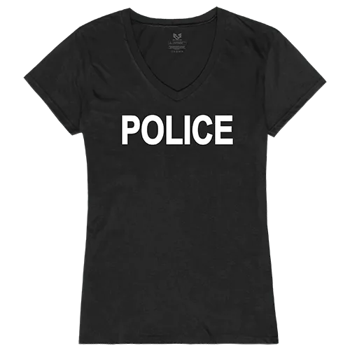 Rapid Dominance Graphic V-Neck Police Shirt G03-POL