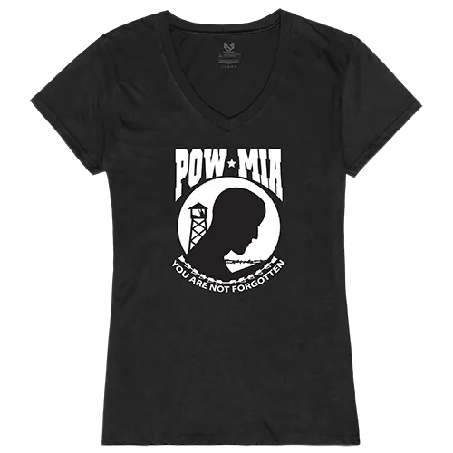 Rapid Dominance Graphic V-Neck Pow*Mia Shirt G03-POW