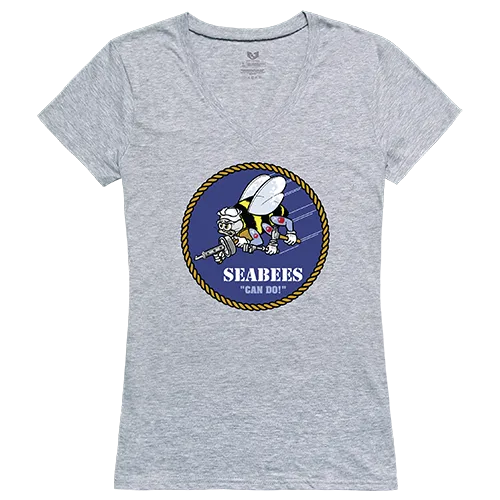 Rapid Dominance Graphic V-Neck Seabees Shirt G03-SEB