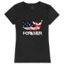 Rapid Dominance Graphic V-Neck Forever USA Map Shirt G03-U05