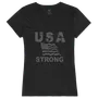 Rapid Dominance Graphic V-Neck USA Strong 2 Shirt G03-U07