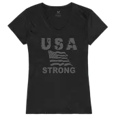 Rapid Dominance Graphic V-Neck USA Strong 2 Shirt G03-U07