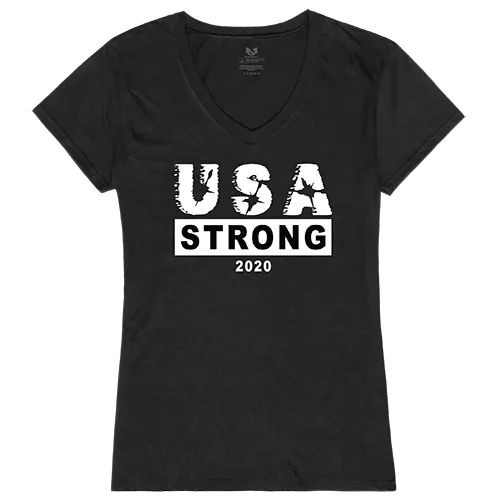 Rapid Dominance Graphic V-Neck USA Strong 3 Shirt G03-U08