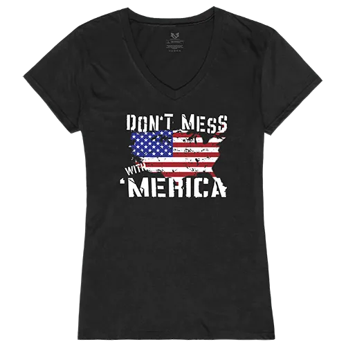 Rapid Dominance Graphic V-Neck Dt Mess With Am Shirt G03-U10