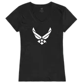 Rapid Dominance Graphic V-Neck USAF Wing Shirt G03-WIN