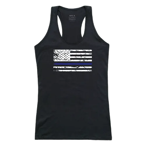 Rapid Dominance Women's Graphic Tank Thin Blue Line Shirt GS1-786