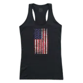 Rapid Dominance Women' Graphic Tank Distressed Flag Shirt GS1-800