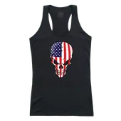 Rapid Dominance Women's Graphic Tank Skull Flag Shirt GS1-801