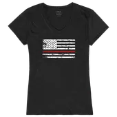 Rapid Dominance Graphic V-Neck Thin Red Line Shirt GS2-785