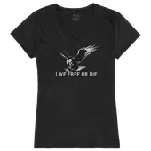 Rapid Dominance Graphic V-Neck Live Free Shirt GS2-793