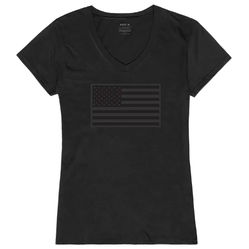 Rapid Dominance Graphic V-Neck Tonal Flag Shirt GS2-799