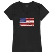 Rapid Dominance Graphic V-Neck Us Flag 2 Shirt GS2-812