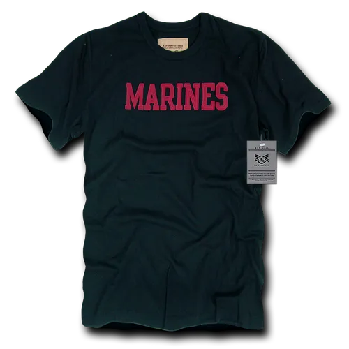Rapid Dominance Basic Felt Aplique T's Marines Shirt R57-MAR