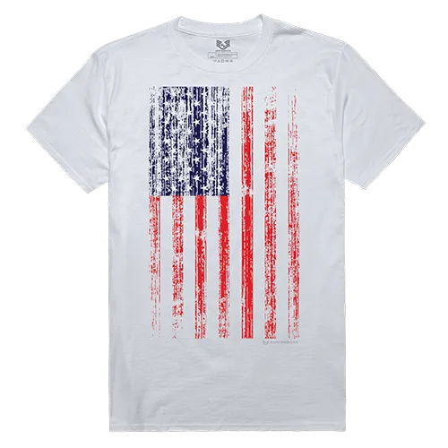 Rapid Dominance Graphic Tee Vertical Us Flag Shirt RS1-002