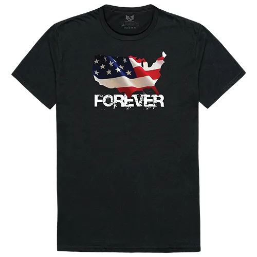 Rapid Dominance Relaxed Graphic T Forever USA Map Shirt RS2-U05