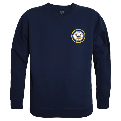 Rapid Dominance Graphic Crewneck Usn Emblem Shirt RS3-NAE