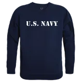 Rapid Dominance Graphic Crewneck Navy Text Shirt RS3-NAT