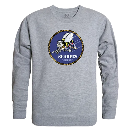 Rapid Dominance Graphic Crewneck Seabees Shirt RS3-SEB